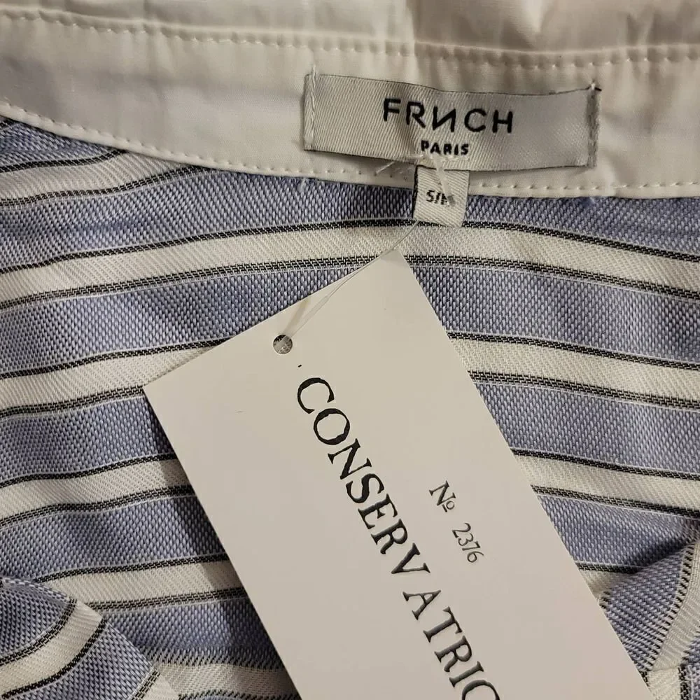 NWT French Striped Shirt Sz S